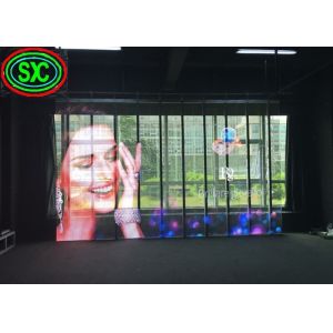 P3.9-7.8mm Transparent LED Screen 500x500mm 1920Hz Refresh Rate