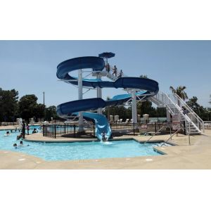 OEM Kids Water Park Play Pool Amusement Rides Fiberglass Slide