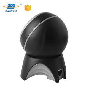 2D cmos black silk omnidirectional mini Desktop Barcode Scanner for supermarkets
