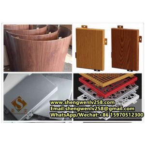 Customized metal facades aluminium cladding sheet with round holes pattern