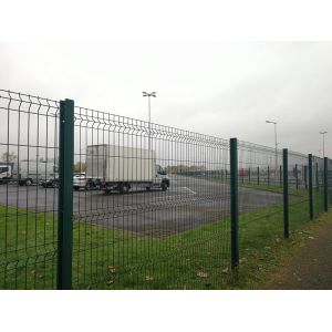 Curvy Perimeter Metal 3D Curved Welded Garden Wire Mesh Fence