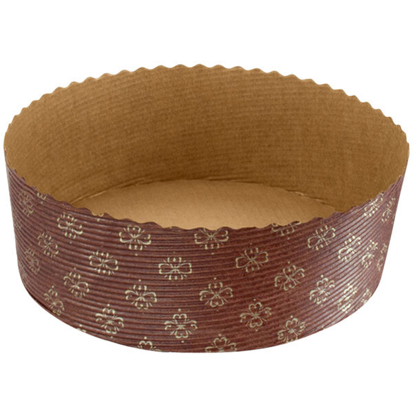 Panettone Paper Baking Mold Cup Cake Bread Microwave Coated