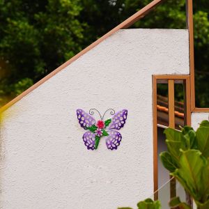 Wholesale Lifelike Metal Butterfly Yard Art Recyclable Garden Statues Metal Multiple from china suppliers