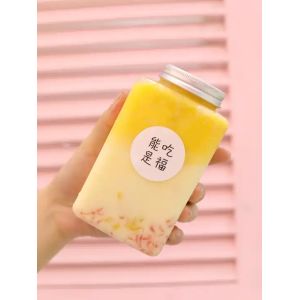 Leak Proof Double Insulated Milk Tea Bottles 250ml With Handle