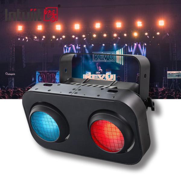 2 Eyes Warm White Amber / RGB Cob Par Blinder 2x90w Audience Lamp Led Stage