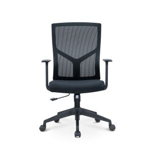 Stainless Steel Executive Office Chair with Adjustable Armrest and BIFMA