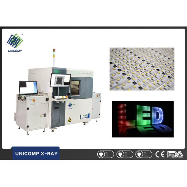 LED Strip Soldering Electronics X Ray System Void Flaw Detection CNC Control