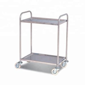 Two Layers Aluminium Platform Trolley Durable High Load Capacity