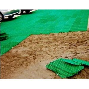 Non-slip Stall Flooring Grid for Mud Control Plastic Grass Paver Height 38mm