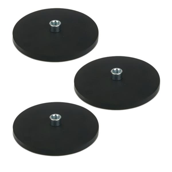 Neodymium Rubber Coated Mounting Magnets ODM For Industrial Use