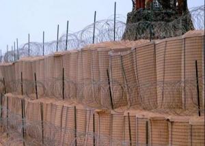 Wholesale Defensive Steel HESCO Rock Basket Retaining Wall from china suppliers