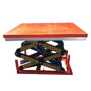 4000kg Double Scissor Lift Tables 1700mmx1200mm Max Height 2050mm