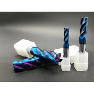 Wholesale 1- 4 Flute Carbide End Mill , HRC 60/65/68 Milling Cutters End Mill For Stainless Steel from china suppliers