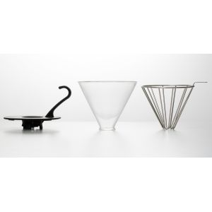 Reusable 304SS Paperless Coffee Dripper Filter For Manual Pour Over Cup