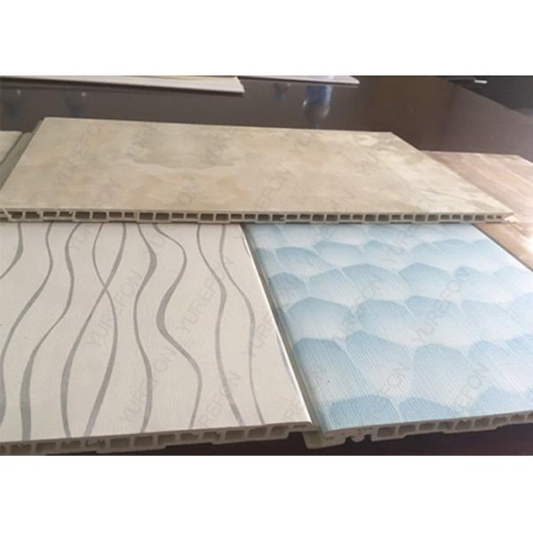 PLC Control PVC Ceiling Production Line , 20 M Stable PVC Wall Panel Extrusion