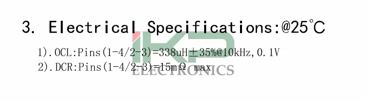 Common Mode Inductor Choke Core T9*5*3 338uh 0.1V 15 MΩ