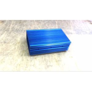 Blue Anodized CNC Drilling 6061 Extruded Aluminum Enclosure Anticorrosive