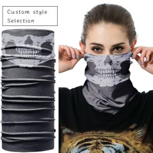 100% Cotton Printed Seamless Customized Face Coverings