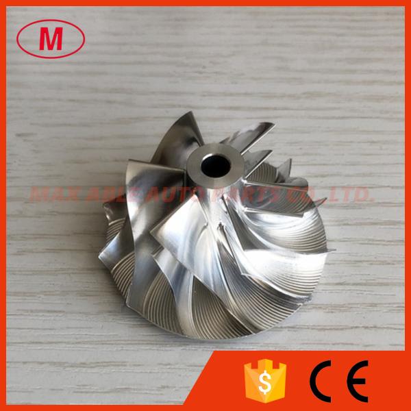 GT25C 6+6 blades 38.69/52.24mm 447449-0010 performance Turbo milling/aluminum 2618/billet compressor wheel for 454110