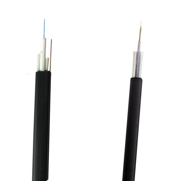 Toneable Dielectric Aerial Fiber Drop Cable FTTP With 24AWG Copper Wire