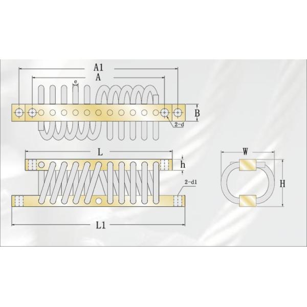 Electric Cabinet 30G Wire Rope Vibration Isolator Shock Control For Industrial Machinery