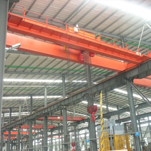 Quality 20t 30t Double Girder Overhead Crane General Workshop Use Customized With Trolley for sale