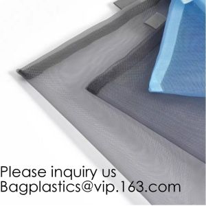 Travel Mesh Makeup Bag See Through Zipper Cosmetic Organizer Pouches Pack of 4