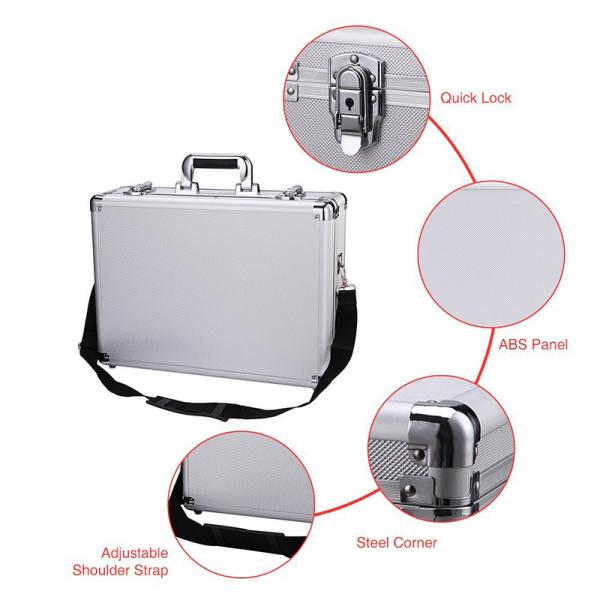 Quality Small aluminium flight case with tool compartments and dividers for sale