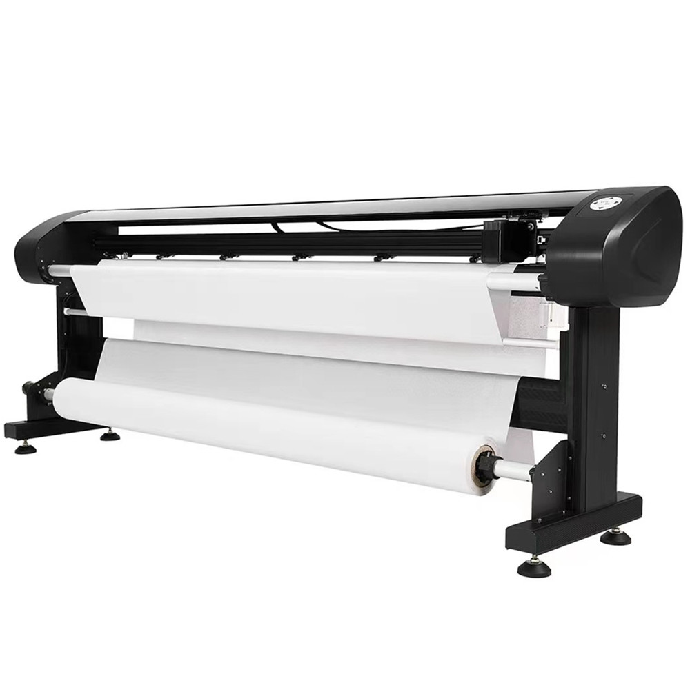 Continuous Inkjet Printing Plotter with Optional Printing Resolution and Cutting