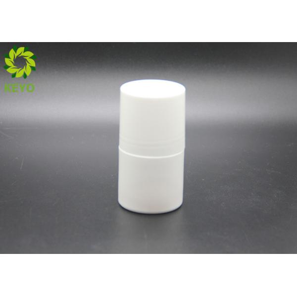Round Deodorant Stick Containers Antiperspirant Roller Bottle White Color