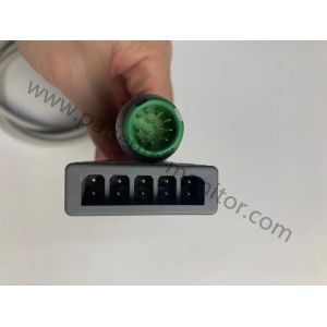 Mindray 12 Pin 3 5 Lead ECG Host Cable Def-P PN 0010-30-42719 0010-30-43127