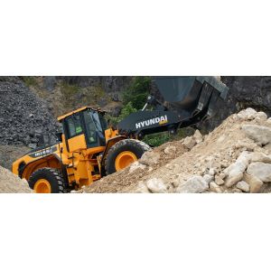 Hyndai High Performance Wheel Loader Hyundai Durable Construction Machinery