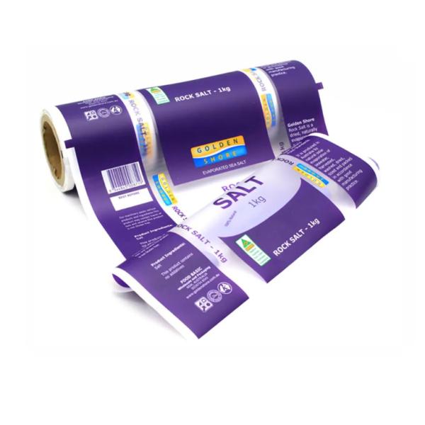 Custom Printing Packaging Plastic Roll Bopp/Pet/Ldpe Film With Window Food Packaging