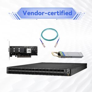 InfiniBand MQM9700-NS2F(920-9B210-00FN-0M0) Mellanox Network Switch 1U NDR 400Gb
