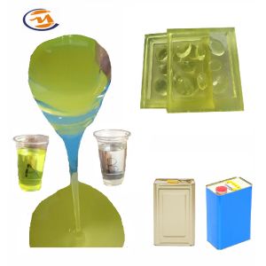 China Low Shrinkage 2 Part Polyurethane Liquid Rubber 60 Shore A For Resin Jewelry Molding on sale