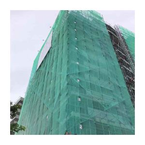 High Rise Construction site scaffolding Mesh Braided Debris Green Safety Net for