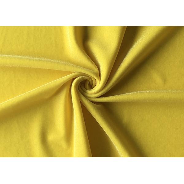 Custom Polyester Spandex Velvet Fabric Warp Shiny Stretch Velour Fabric For