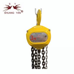 Wholesale Wholesale Heavy Duty Lifting Equipment Tool Hand Chain Block 3 Ton * 3 Meter HSZ-CA from china suppliers