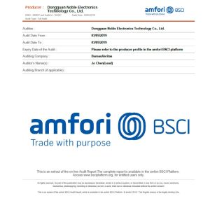 shenzhen pures  Technology Co., Ltd. Certifications