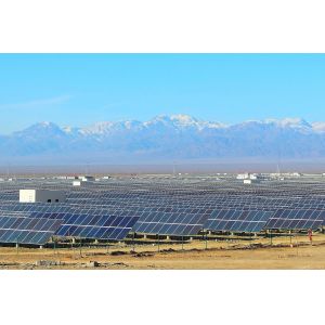 Galvanized Base Ground Mounted Solar PV Systems , Metal Photovoltaic Mounting