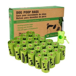 100% Biodegradable Recyclable Poop Bags Refill Rolls Unscented Type
