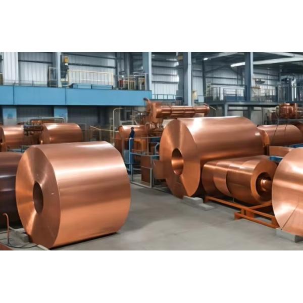 Pure Red Flat Copper Strip With 0.1mm Thickness For Electronic Industrial Decorative