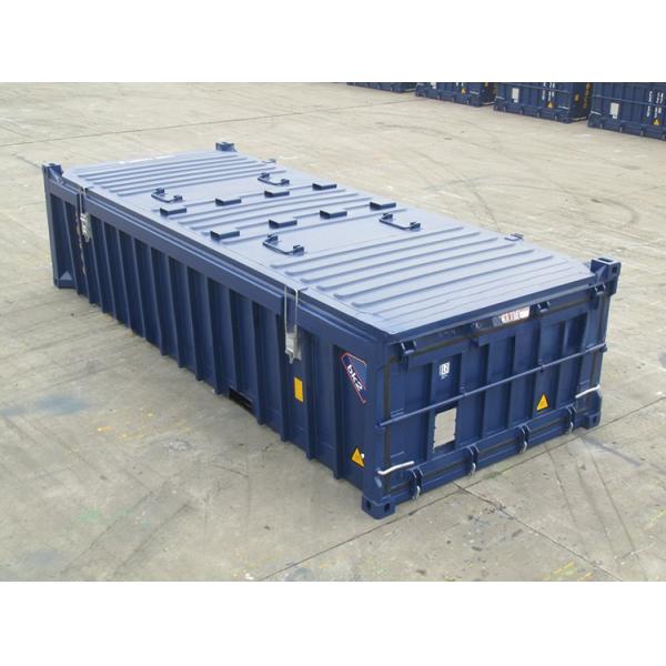 40ft Open Top Shipping Container Half Height Steel or Tarpaulin Roof Cover 40 Feet Length Choose Capacity 14.36 cbm