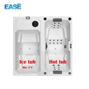 Luxury Min 3 Centigrade Cold Plunge Hydrotherapy Tub with 5 Years Warranty and 4