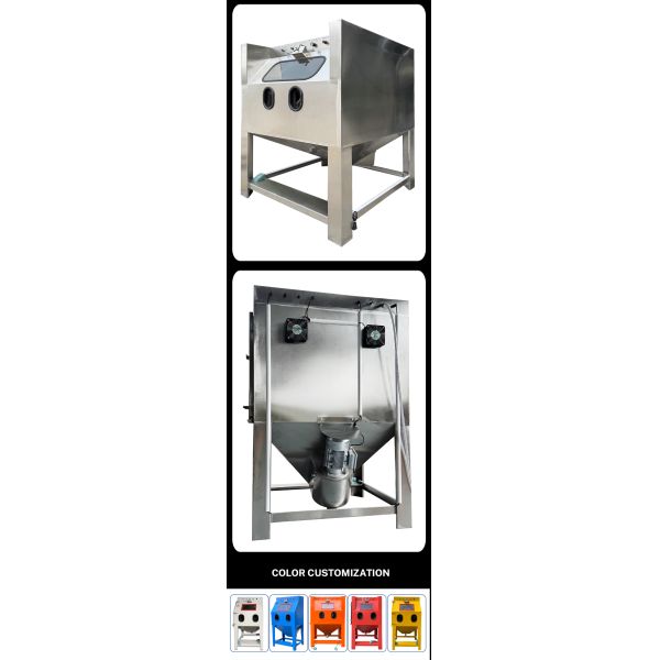 Large Wet Blasting Machine Customized 1500x1500mm