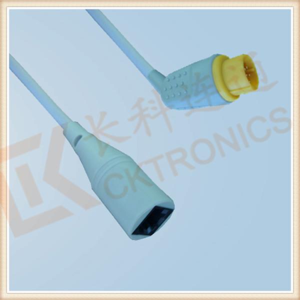 Kontron IBP Adapter Pressure Transducer Cable Medex Abbott Solid Conductor