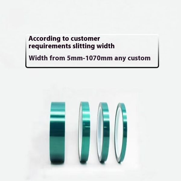 2-High-Temp Electroplating Epoxy Resin Powder Coating Anodizing Masking PET Polyester Film Silicone Glue Adhesive Paper Film