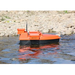 Radio controlled bait boat DEVC-202 orange ABS engineering plastic
