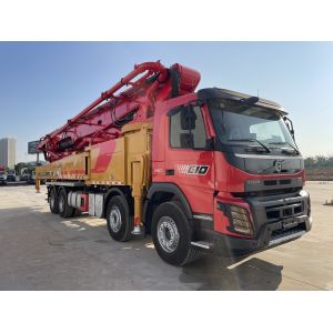 China 2021 Used Concrete Pump Truck with 62m Boom and Volvo Chassis for High Efficiency Pumping on sale