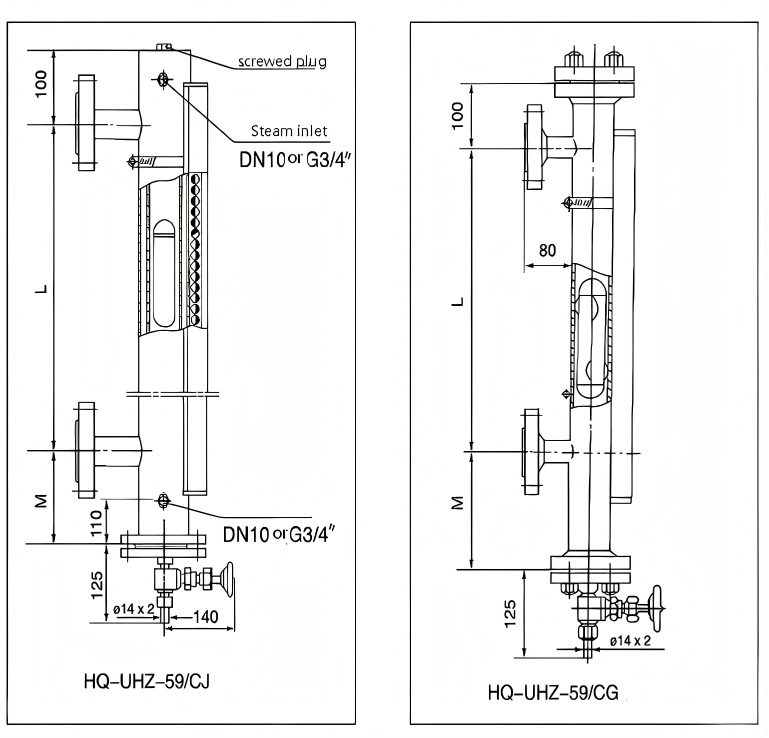 Luminous Type Magnetic Flap Level Gauge